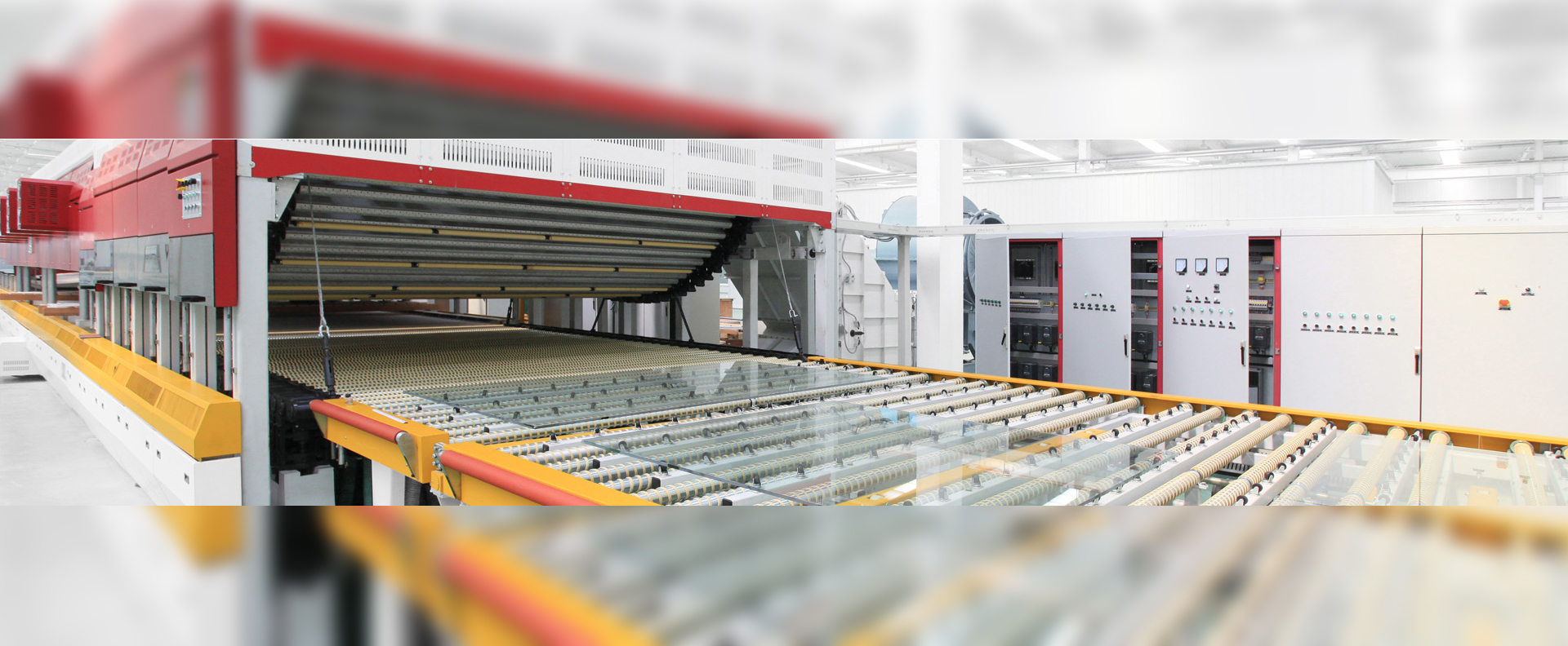 北玻強(qiáng)制對流平彎雙向鋼化爐